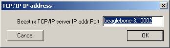 Planeplotter TCP/IP Settings