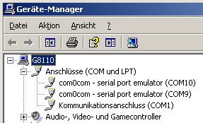 com0com Device Manager