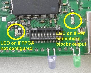 Mode-S Beast: PCB mounted LEDs